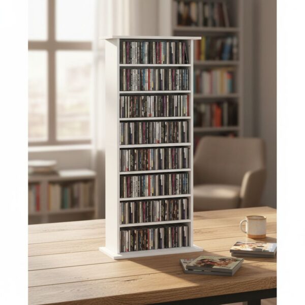 HOMCOM 360 CD/185 DVD Storage Unit