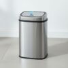 HOMCOM 50L Sensor Bin With Soft-Close Lid