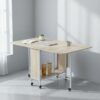HOMCOM Mobile Drop Leaf Table