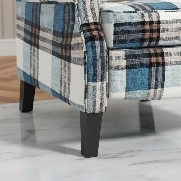 HOMCOM Wingback Reclining Armchair for Living Room