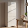 HOMCOM Kitchen Cupboard Storage Cabinet Push Open Doors and Drawers