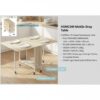 HOMCOM Mobile Drop Leaf Table