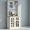 HOMCOM Freestanding Kitchen Cupboard