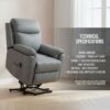 HOMCOM Power Lift Chair Electric Riser Recliner