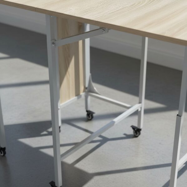 HOMCOM Mobile Drop Leaf Table