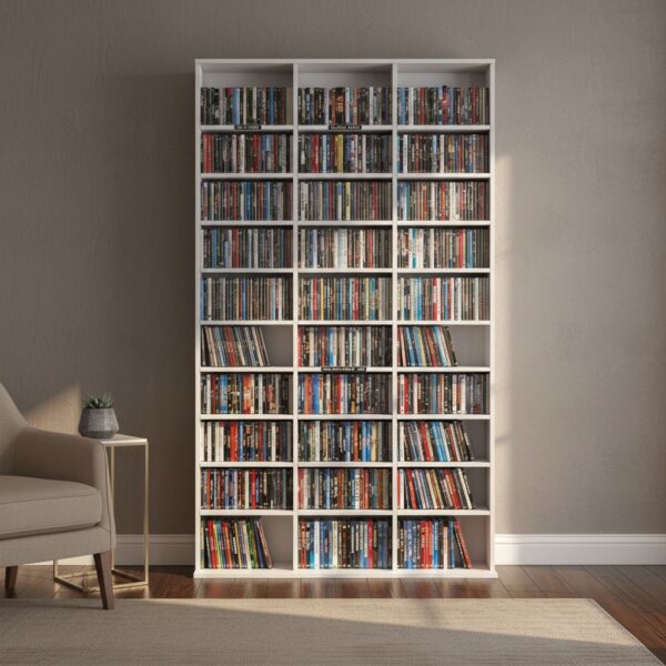 HOMCOM 1116 CD/ 528 DVD Storage Unit