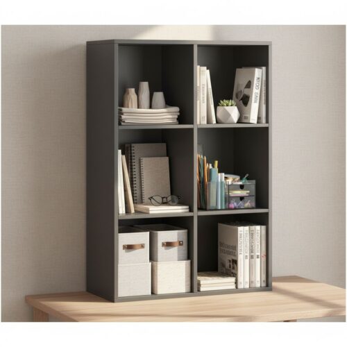 HOMCOM 6-Cube Bookshelf