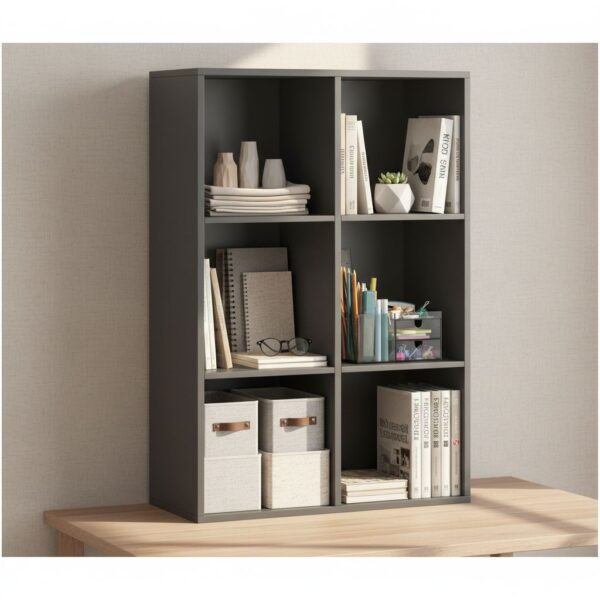 HOMCOM 6-Cube Bookshelf