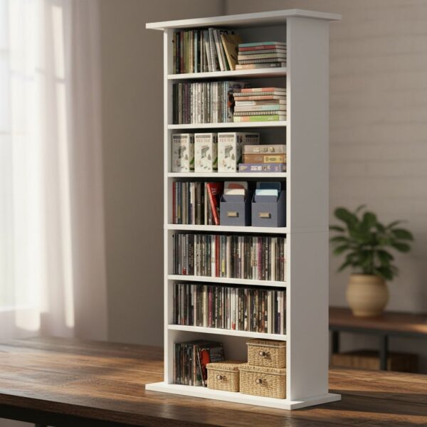 HOMCOM 360 CD/185 DVD Storage Unit