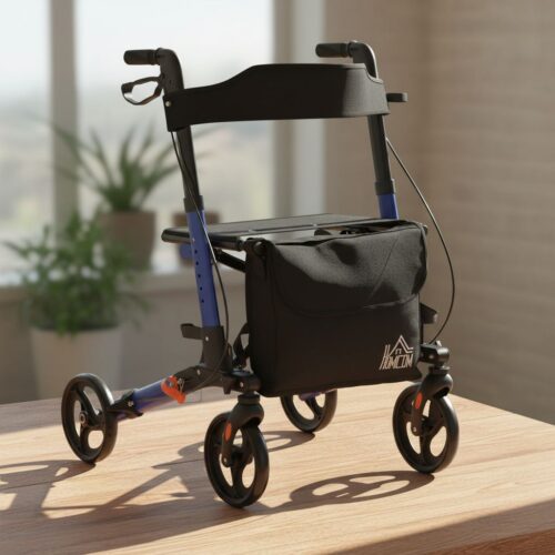 HOMCOM Rollator Walker With Seat