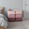 HOMCOM 6 Drawers Plastic Storage Units