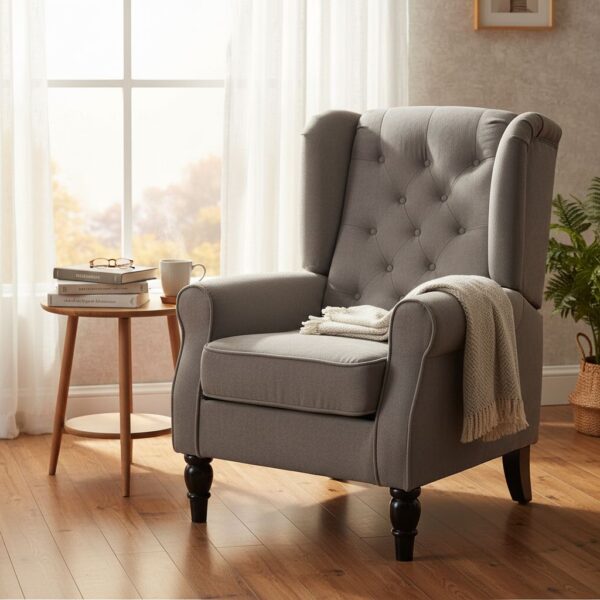 HOMCOM Retro Accent Chair